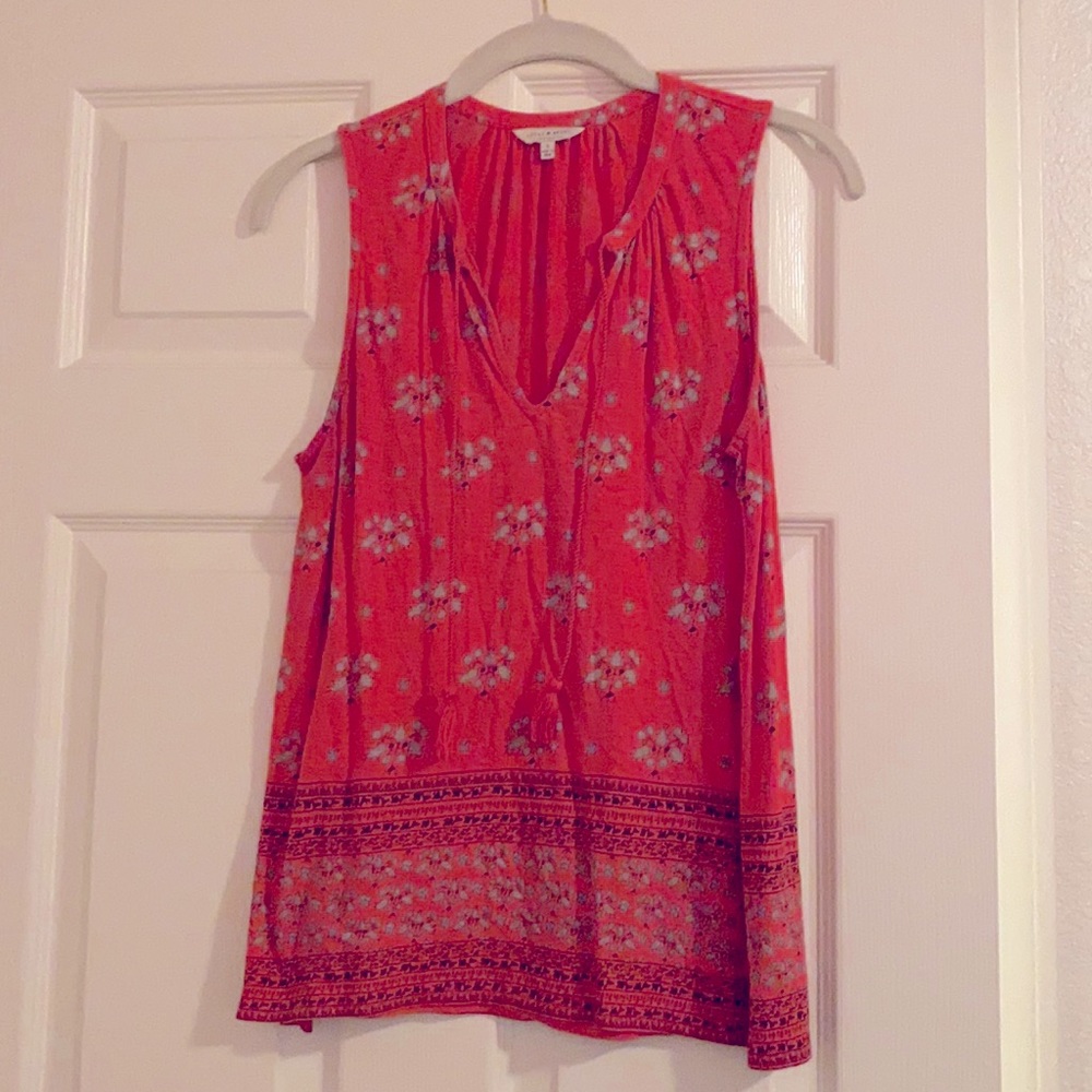 Lucky Brand tank with tassels
